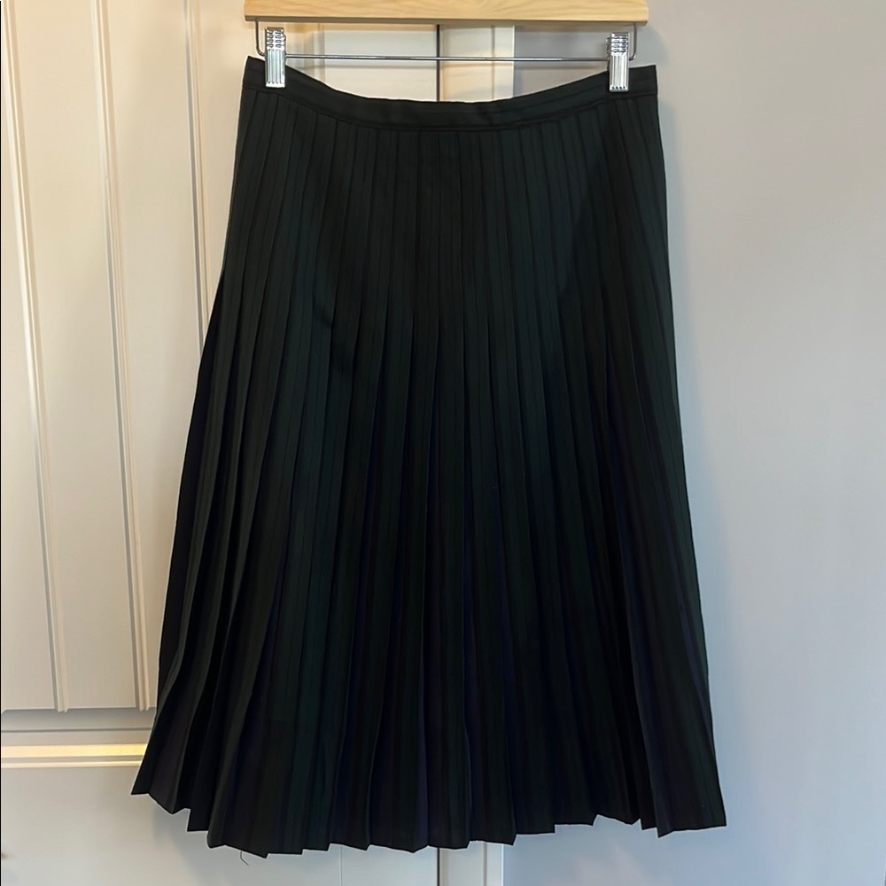Aljean Wool Pleated Skirt S-M